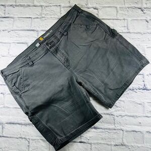 Carhartt Women's Original Fit Grey Canvas Work Cargo Shorts Size 20W